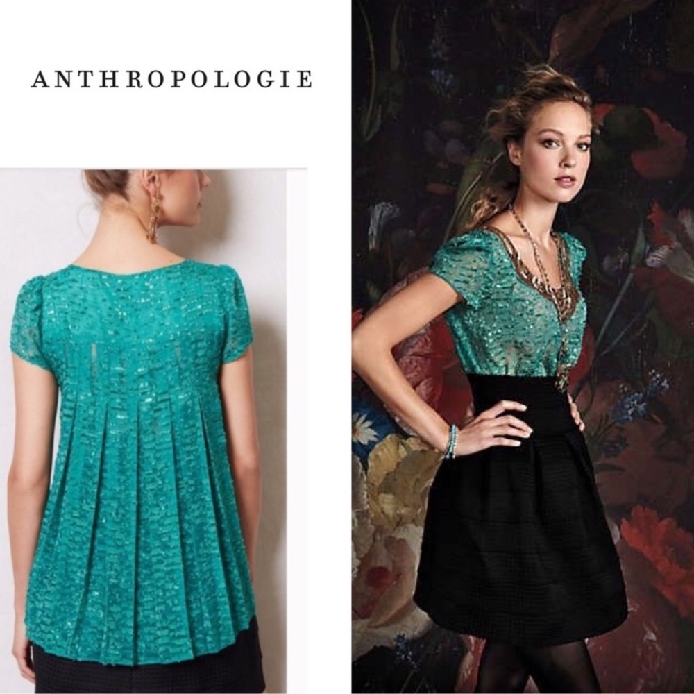 Anthropology SB Sachin + Babi Beaded Blouse
